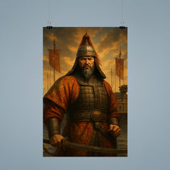 Admiral Yi Sun sin before turtle ships poster 9