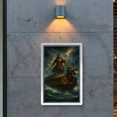 Admiral Yi Sun sin turtle ship storm poster 2