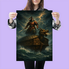 Admiral Yi Sun sin turtle ship storm poster 3