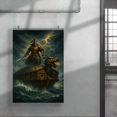 Admiral Yi Sun sin turtle ship storm poster 4