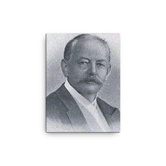 Adolf Engler canvas print on a plain backdrop in size 12"x16".