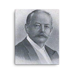 Adolf Engler canvas print on a plain backdrop in size 16"x20".