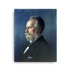 Adolf Eugen Fick canvas print on a plain backdrop in size 16"x20".