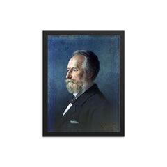 Adolf Eugen Fick framed print on a plain backdrop in size 12"x16".