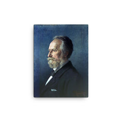 Adolf Gaston Eugen Fick canvas print on a plain backdrop in size 12"x16".