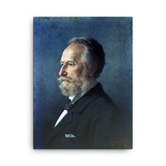 Adolf Gaston Eugen Fick canvas print on a plain backdrop in size 18"x24".