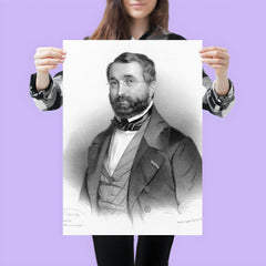 Adolphe Adam official portrait by Maurin, 1840 poster 3