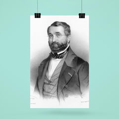 Adolphe Adam official portrait by Maurin, 1840 poster 6