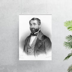 Adolphe Adam official portrait by Maurin, 1840 poster 7