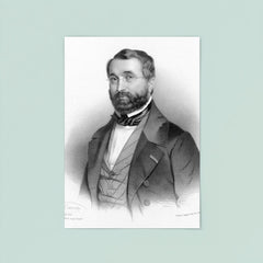 Adolphe Adam official portrait by Maurin, 1840 poster 8