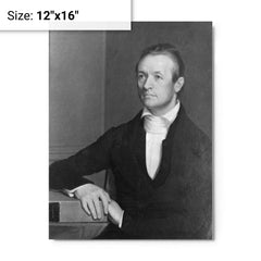 Adoniram Judson metal print on a plain backdrop in size 12"x16".