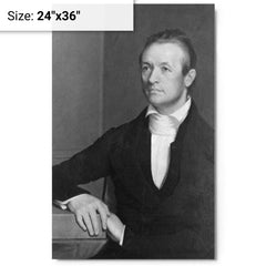 Adoniram Judson metal print on a plain backdrop in size 24"x36".