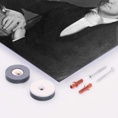 Adoniram Judson metal print mockup