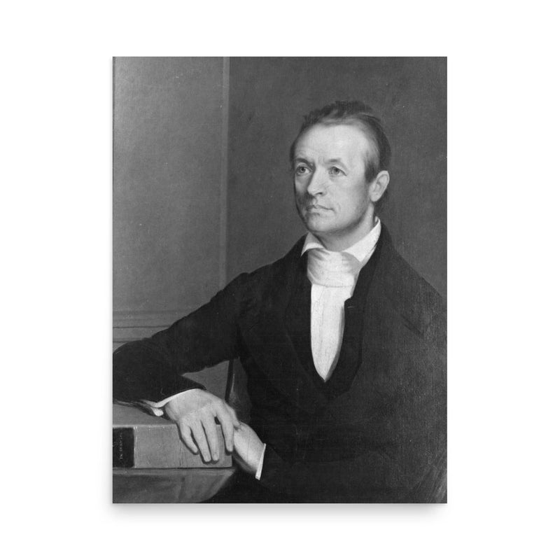 Adoniram Judson poster on a plain backdrop in size 18