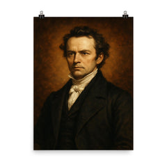Adoniram Judson poster on a plain backdrop in size 8"x10".