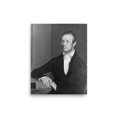 Adoniram Judson poster on a plain backdrop in size 8"x10".