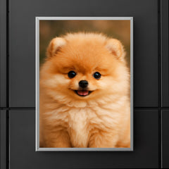 Adorable Pomeranian puppy poster 5
