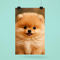 Adorable Pomeranian puppy poster 6