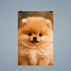 Adorable Pomeranian puppy poster 9