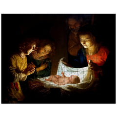 Adoration of the Child by Gerard van Honthorst jigsaw puzzle