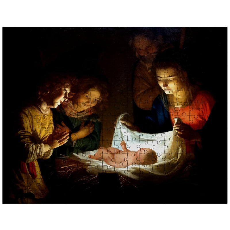 Adoration of the Child by Gerard van Honthorst jigsaw puzzle