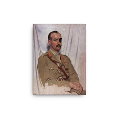 Adrian Carton de Wiart canvas print on a plain backdrop in size 12"x16".
