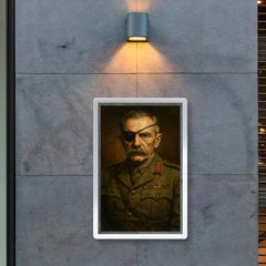 Adrian Carton de Wiart eye patch portrait poster 2