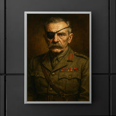 Adrian Carton de Wiart eye patch portrait poster 5
