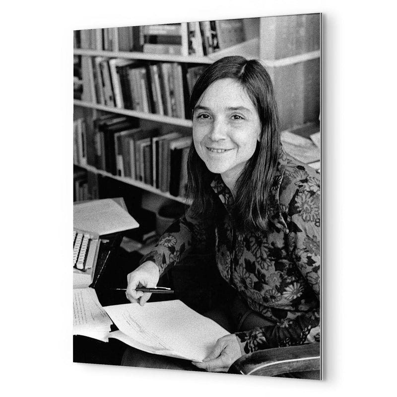 Adrienne Rich metal print mockup