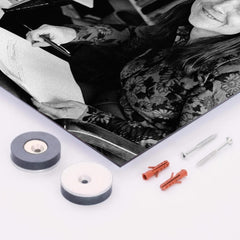 Adrienne Rich metal print mockup