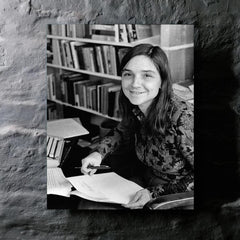 Adrienne Rich metal print mockup