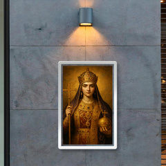 Aelia Pulcheria in imperial Christian regalia poster 2