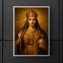 Aelia Pulcheria in imperial Christian regalia poster 5
