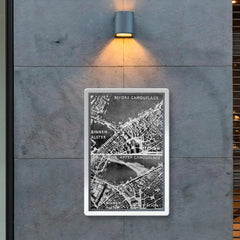 Aerial Photos of Hamburg, Germany During WWII: Camouflage Over Binnen Alster poster 2