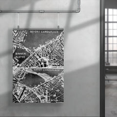 Aerial Photos of Hamburg, Germany During WWII: Camouflage Over Binnen Alster poster 4