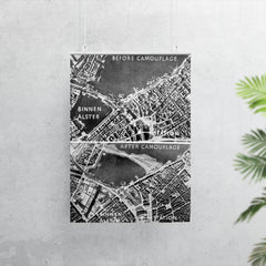 Aerial Photos of Hamburg, Germany During WWII: Camouflage Over Binnen Alster poster 7