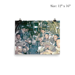 African American Paratroopers of the 555th Parachute Infantry Battalion Jumping from Douglas C-47, Wallowa Forest, Oregon, 1945 poster 3