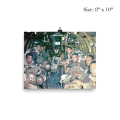 African American Paratroopers of the 555th Parachute Infantry Battalion Jumping from Douglas C-47, Wallowa Forest, Oregon, 1945 poster 4