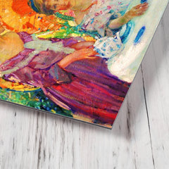 Afternoon Tea by Richard Emile Miller metal print mockup