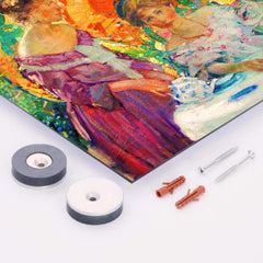 Afternoon Tea by Richard Emile Miller metal print mockup