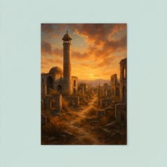 Aghdam Ghost City Azerbaijan poster 8