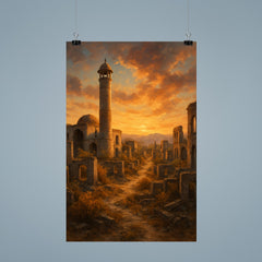 Aghdam Ghost City Azerbaijan poster 9