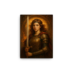 Agnes Le Louchier canvas print on a plain backdrop in size 12"x16".