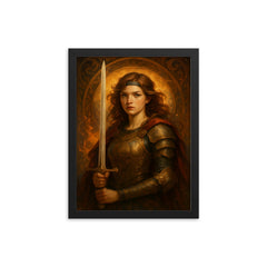 Agnes Le Louchier framed print on a plain backdrop in size 12"x16".