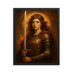 Agnes Le Louchier framed print on a plain backdrop in size 16"x20".