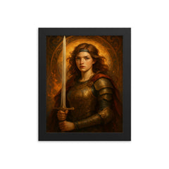 Agnes Le Louchier framed print on a plain backdrop in size 8"x10".