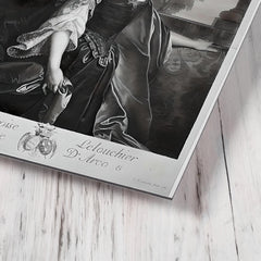 Agnes Le Louchier metal print mockup