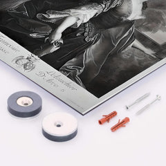 Agnes Le Louchier metal print mockup