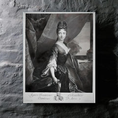 Agnes Le Louchier metal print mockup