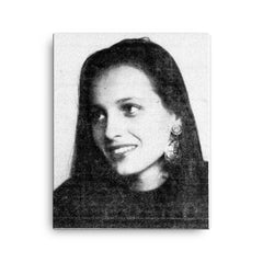 Agnieszka Kotlarska canvas print on a plain backdrop in size 16"x20".